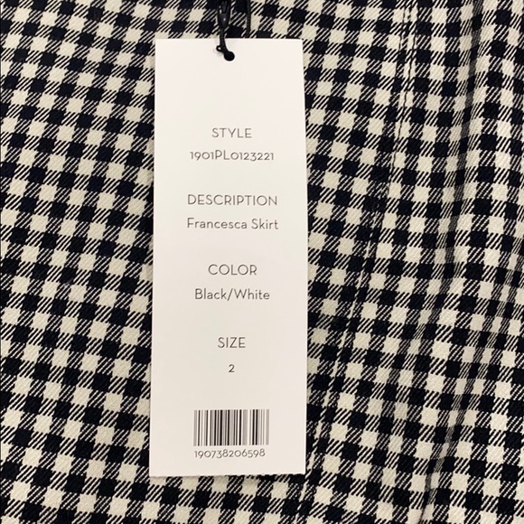 NEW • Veronica Beard • Francesca Houndstooth Skirt - Picture 9 of 9